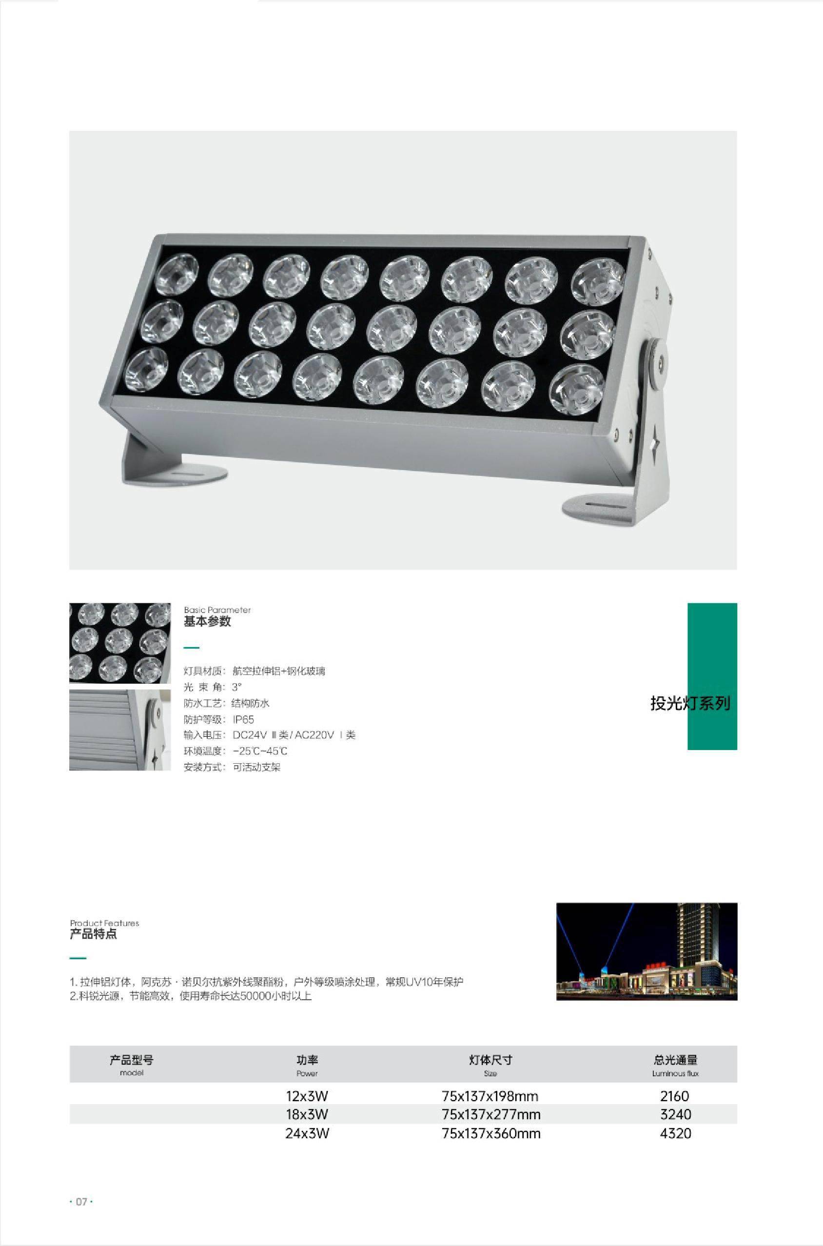 城市夜景户外亮化工程灯具产品图册